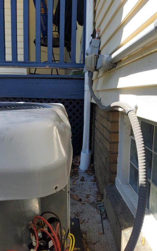 Responded to service call regarding rattling noise from outdoor condensing unit following recent storm damage where a beam had fallen on the equipment. Upon arrival, performed comprehensive inspection of unit exterior and interior components. Verified all mounting hardware, fan assembly, compressor mounting bolts, and refrigerant line connections for damage or looseness. Inspected condenser coil for impact damage and verified structural integrity of unit cabinet and top panel. Checked fan motor bearings and blade balance, finding no abnormalities. Tested unit operation through complete cooling cycle, monitoring amp draw, refrigerant pressures, and overall system performance. All components functioned within normal operating parameters with no unusual vibrations or sounds detected during runtime. Cleared debris from around unit base and verified proper airflow clearances. Unit sustained no significant damage from impact and is operating safely and efficiently.