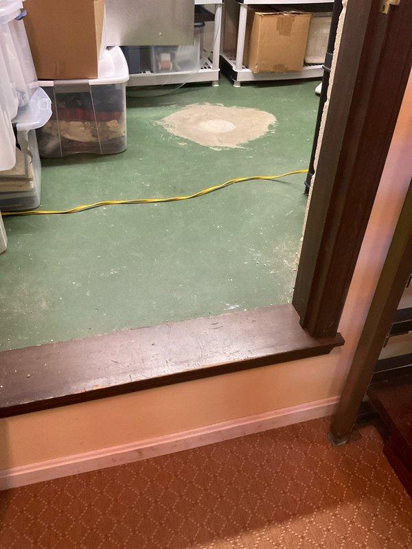 Replaced kitchen sink sprayer hose using customer-supplied part, ensuring proper connection and testing for leaks. Inspected basement plumbing and identified active leak at capped floor pipe, which was repaired to prevent water intrusion. All fixtures tested and verified operational upon completion.