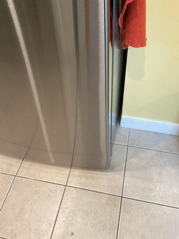 Installed new outdoor spigot and replaced kinked copper water line to refrigerator with flexible supply line. Work completed in basement utility area with all connections properly secured and tested for leaks.