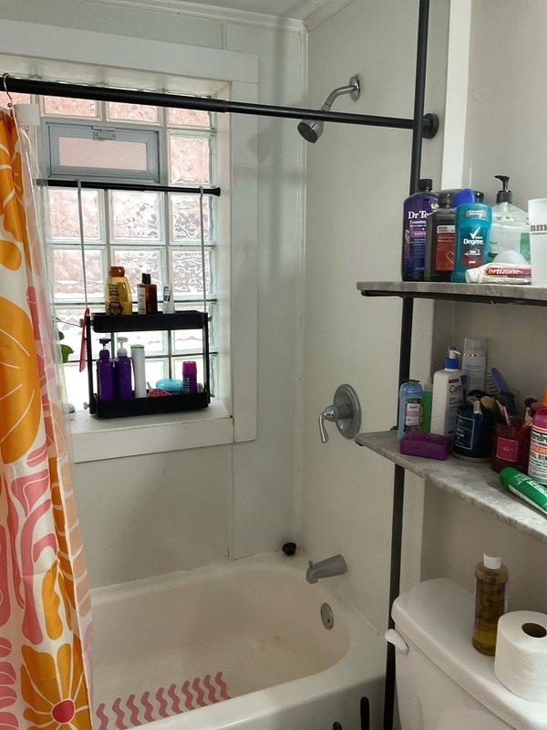 Repaired leaky dual-handle faucet on bathroom pedestal sink and replaced faulty diverter valve in bathtub shower assembly to restore proper water flow between tub spout and shower head. All fixtures tested and verified to be functioning correctly with no leaks upon completion.