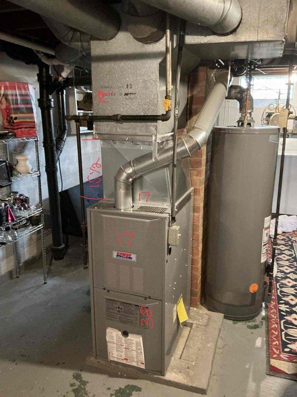 Provided comprehensive estimate for add-on air conditioning system to existing gas furnace installation in basement mechanical room. Assessed current HVAC infrastructure, ductwork configuration, and available space for outdoor condensing unit placement, and discussed financing options with homeowner for proposed cooling system integration.