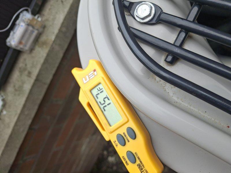 Completed comprehensive preventive maintenance tune-up on residential cooling system. Performed standard maintenance protocol including inspection of condenser unit, verification of refrigerant charge, capacitor testing, and system performance evaluation. All components inspected and found operating within normal parameters; system tested at 25.2 degrees temperature differential, indicating proper cooling performance with no deficiencies noted.