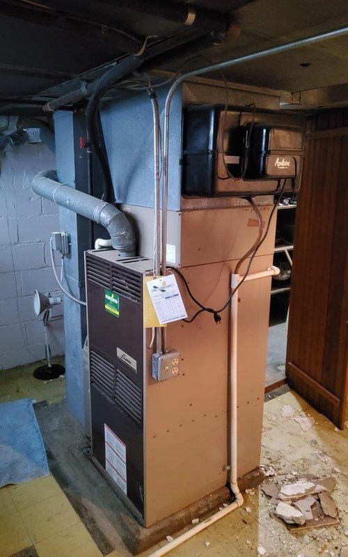 Responded to service call for 30-year-old Honeywell thermostat experiencing operational issues. Replaced thermostat battery and performed calibration adjustment to restore proper temperature control and system cycling. Verified furnace and HVAC system responding correctly to thermostat commands upon completion.