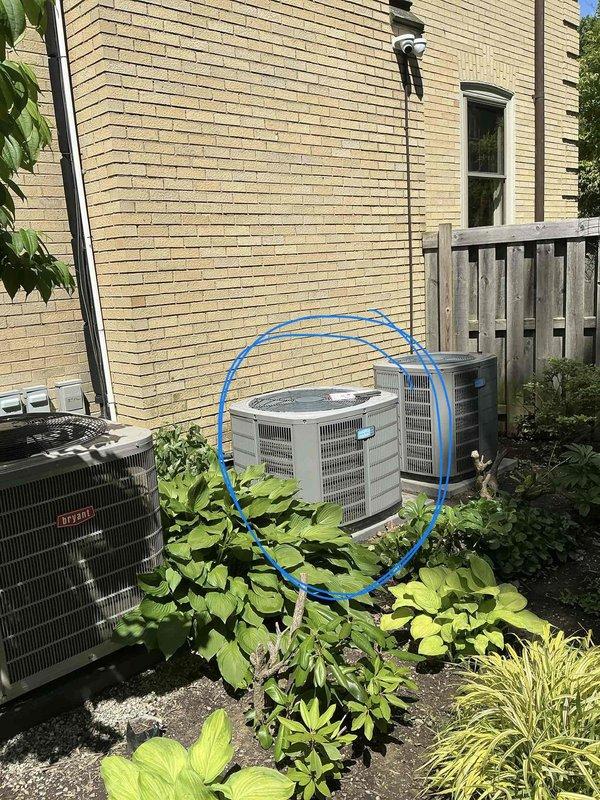 Responded to service call for non-operational air conditioning system. Upon arrival, conducted comprehensive system inspection including examination of outdoor condenser units and indoor ductwork components in attic space. Evaluated refrigerant lines, electrical connections, and overall system condition to diagnose the cooling failure. Based on findings and customer requirements, prepared detailed estimate for gas line installation work to support HVAC system operations.