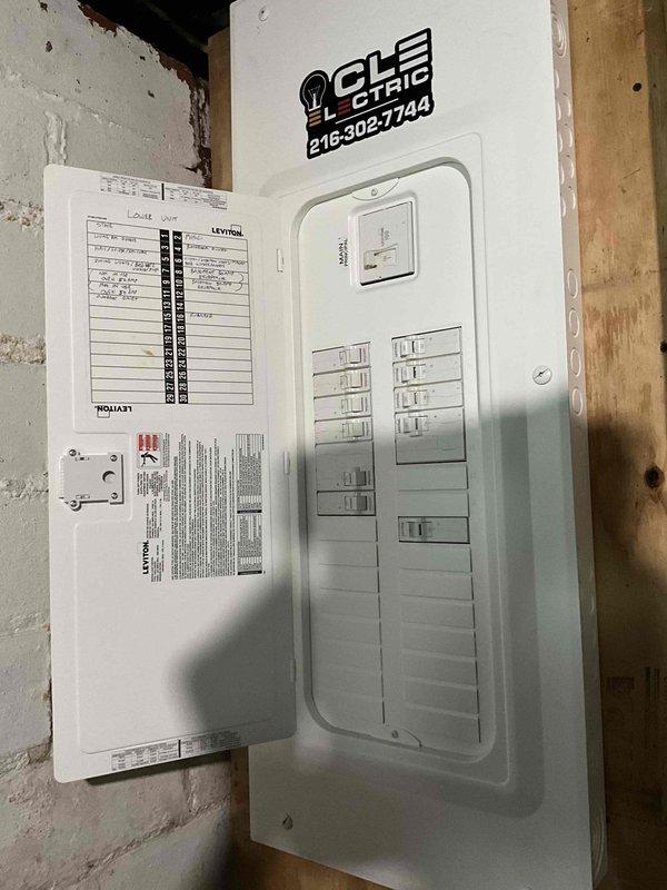 Conducted on-site evaluation for complete HVAC system replacement in residential basement location. Assessed existing electrical panel capacity and circuit availability to determine compatibility with new equipment requirements, documented current utility area configuration including available clearances and access points for equipment installation, and photographed mechanical space layout to facilitate accurate equipment sizing and placement planning for the replacement estimate.