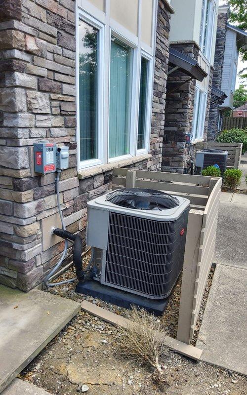 Responded to no-cooling complaint on residential AC system. Upon arrival, confirmed condenser unit operational but outdoor fan motor failed and producing electrical noise. Diagnosed faulty condenser fan motor preventing heat rejection from refrigeration cycle. Replaced defective fan motor, restored proper airflow across condenser coil, and verified system cooling performance. Unit returned to normal operation with proper temperature differential across evaporator coil.