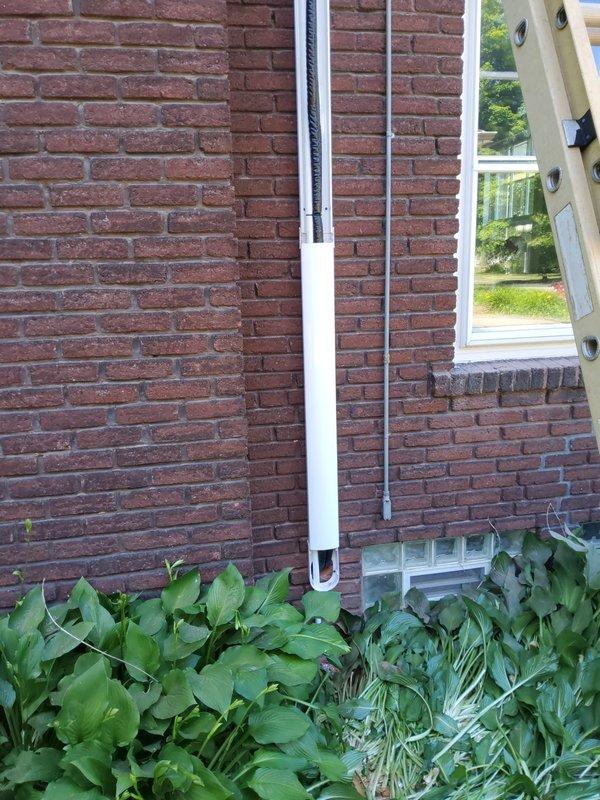 Completed installation of Bryant 4-zone ductless mini split heat pump system with wall-mounted indoor units positioned in three second-floor bedrooms and one third-floor room. Installed 5-ton outdoor condensing unit to provide additional capacity for future expansion. Performed system startup, refrigerant charging verification, and operational testing to ensure proper performance of all zones.