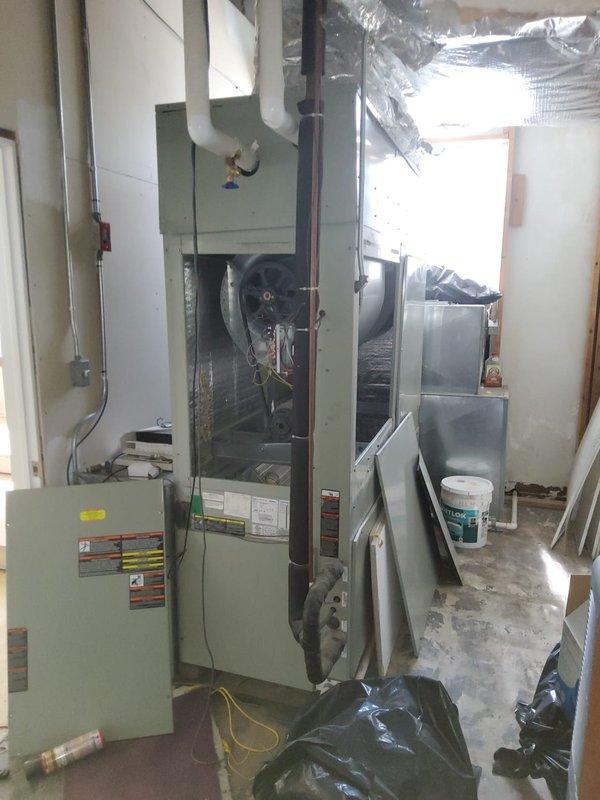 Performed diagnostic evaluation of HVAC system for new homeowner. Inspected furnace unit and identified missing internal components requiring replacement. Evaluated air conditioning system and determined unit non-operational, requiring further troubleshooting of outdoor condenser and electrical connections to identify root cause of failure.