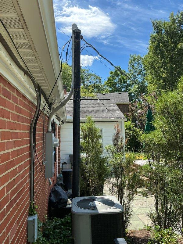 Evaluated existing air conditioning systems for replacement consideration due to age and reliability concerns. Both first and second floor AC units were assessed, with systems utilizing obsolete R-22 refrigerant and showing signs of age-related deterioration. Provided comprehensive replacement recommendations for both units to address reliability issues and transition away from phased-out refrigerant technology.