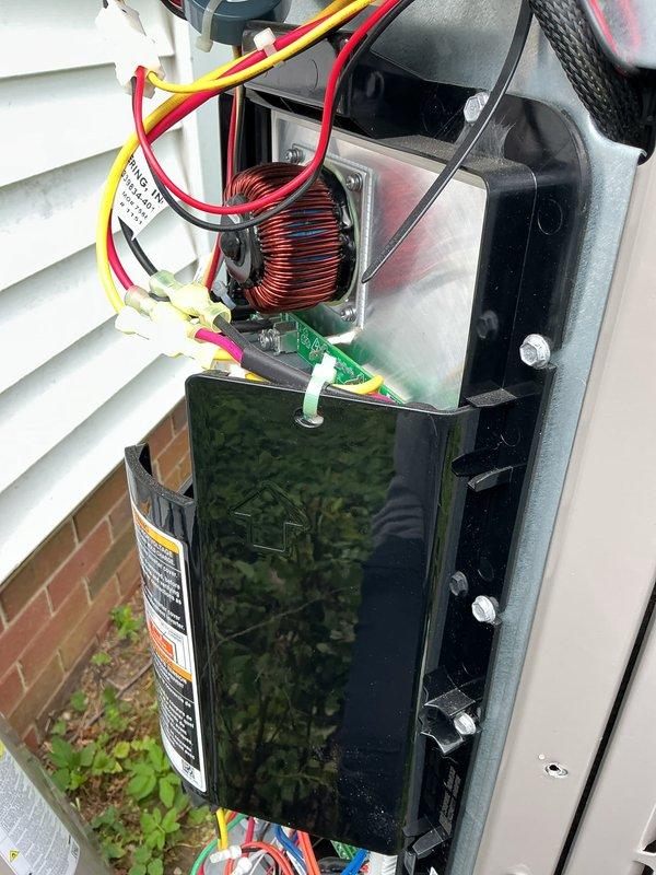 Performed preventive maintenance tune-up on one-year-old heat pump and furnace system. Inspected outdoor heat pump unit electrical components including capacitor, contactor, and control board; verified all connections secure and operational. Both systems operating within normal parameters with no issues identified or repairs required.