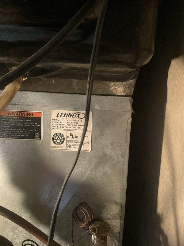 Performed comprehensive tune-up on 20-year-old Lennox air conditioning system. Conducted complete system diagnostics using manifold gauges to verify refrigerant pressures and temperatures across both the outdoor condensing unit and indoor air handler. All readings were within manufacturer specifications, confirming proper system operation and refrigerant charge. Inspected electrical components, cleaned condenser coils, and verified proper airflow throughout the system. Unit operating efficiently with no deficiencies noted.