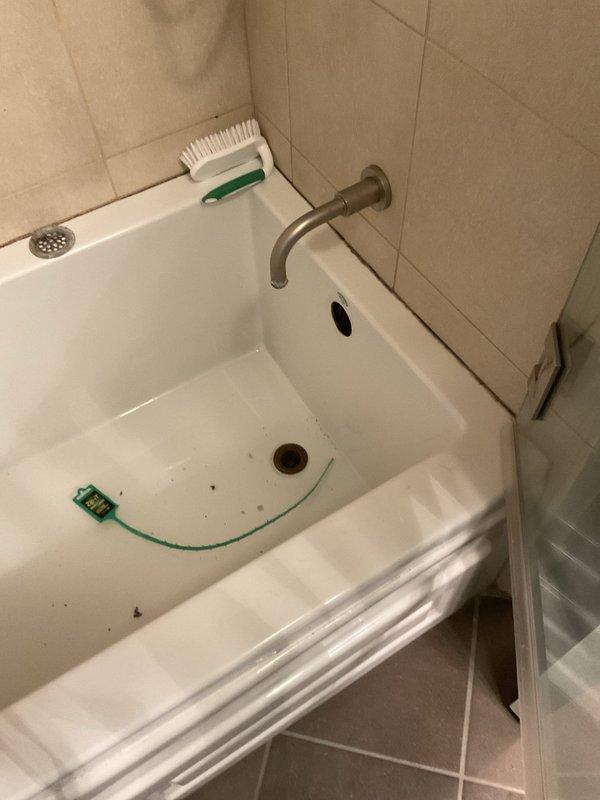 Responded to a whole-house drain blockage at a 70-year-old residential property where a customer's drain snake became lodged in the plumbing system during attempted DIY clearing. Upon arrival, assessed the situation and successfully extracted the stuck auger cable from the main drain line. Utilized professional-grade drain cleaning equipment to clear the complete blockage affecting all household fixtures. Performed hydro-jetting to remove accumulated debris and buildup typical of aging cast iron or galvanized piping systems. Verified proper drainage flow throughout all affected fixtures and confirmed full restoration of plumbing system functionality. All work completed within a four-hour service window.