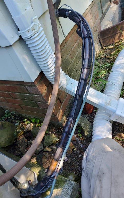 Completed preventive maintenance on 11-year-old heat pump system. Performed comprehensive tune-up inspection of outdoor unit including refrigerant line assessment, electrical connections verification, and condenser coil evaluation. Customer renewed maintenance agreement on-site, and this service will be applied under the renewed contract.