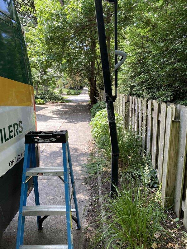 Replaced heat exchanger on residential HVAC system. Work was completed by technician team over a five-hour period, restoring proper heating function to the unit.