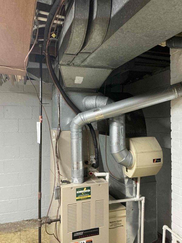 Responded to service call for non-operational air conditioning system with reported blower motor failure and potential thermostat malfunction. Upon inspection, confirmed 25-year-old Lennox furnace and AC system had reached end of serviceable life. Provided comprehensive estimate for complete HVAC system replacement, including new furnace, air conditioning condenser unit, thermostat, and associated ductwork modifications as needed to ensure proper airflow and system efficiency.
