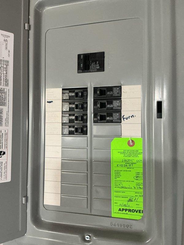 Conducted on-site evaluation for add-on air conditioning system installation to existing forced-air heating system. Assessed electrical panel capacity and available breaker slots for new AC unit, photographed current furnace setup and ductwork configuration to determine compatibility with proposed cooling system, and documented basement mechanical room layout for equipment placement planning.