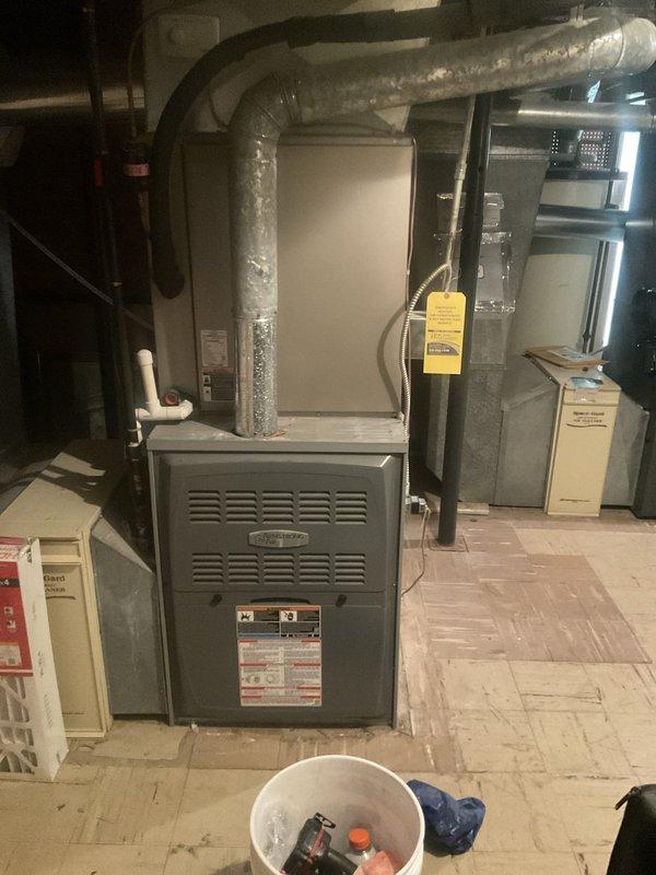 Performed comprehensive AC tune-up on residential split system with outdoor condenser unit and indoor air handler. Completed standard maintenance protocol including inspection of refrigerant lines, electrical connections, and condensate drainage system. All components found to be operating within normal parameters with no immediate service needs identified.