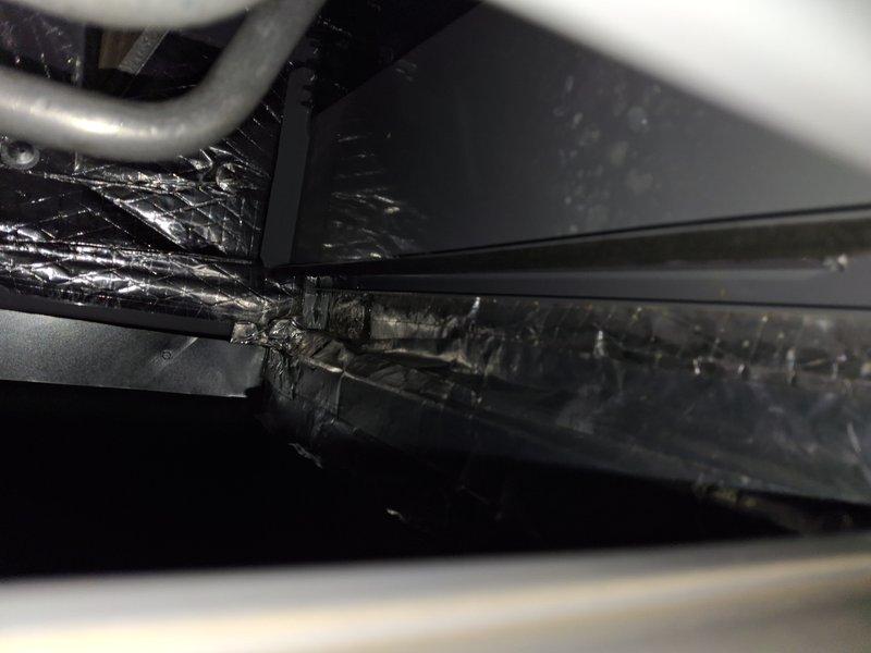 Responded to callback for air conditioning system not cooling. Upon arrival, inspected HVAC system and ductwork in attic space. Found issue with flexible duct connections and sealing at air handler unit. Resealed duct joints with metallic tape to eliminate air leakage. Verified proper airflow through supply ducts and checked foil-faced insulation integrity around distribution channels. System tested and confirmed operational with adequate cooling performance restored.