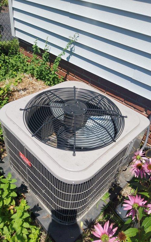 Performed comprehensive tune-up on 3-year-old Bryant HVAC system including indoor air handler and outdoor condenser unit. Conducted standard maintenance inspection, verified refrigerant levels, checked electrical connections, cleaned condenser coils, and confirmed proper system operation. All components functioning within manufacturer specifications with no deficiencies noted at time of service.