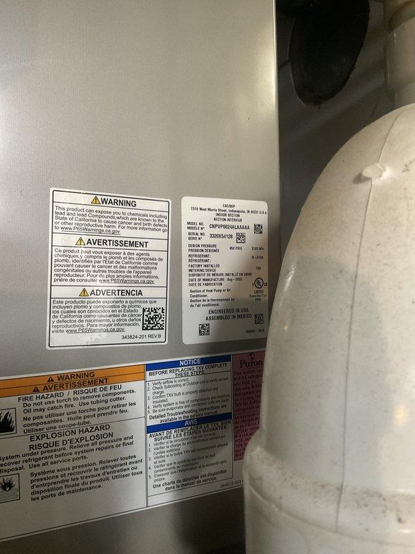 Completed preventative maintenance on residential air conditioning system. Performed comprehensive tune-up including inspection of indoor furnace unit and outdoor condenser unit, verified proper operation of all components, and documented equipment condition with photographs for service records.