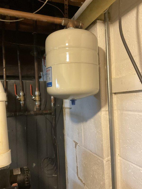 Responded to service call for non-operational Lochinvar tanked water heater that failed to restart after gas service was temporarily interrupted for gas leak repair. Upon arrival, inspected unit which had been functioning properly prior to 24-hour gas shutoff. Performed diagnostic evaluation of gas control valve, pilot assembly, and thermocouple connections. Verified gas supply restoration to unit and checked all safety controls. Successfully re-established pilot light operation and confirmed main burner ignition sequence. Tested water heater for proper heating cycle and verified all connections secure with no gas leaks detected at appliance.