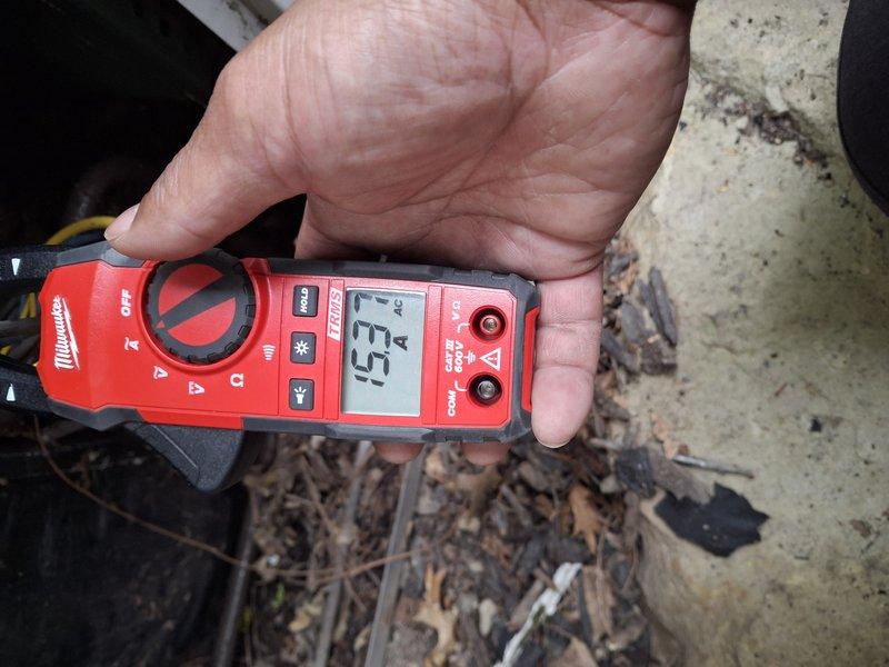 Installed hard start capacitor on outdoor condensing unit to reduce compressor starting amperage and improve operational efficiency. Verified proper electrical amperage readings using calibrated test equipment and confirmed system is operating within manufacturer specifications. Unit tested and left in normal operating condition.