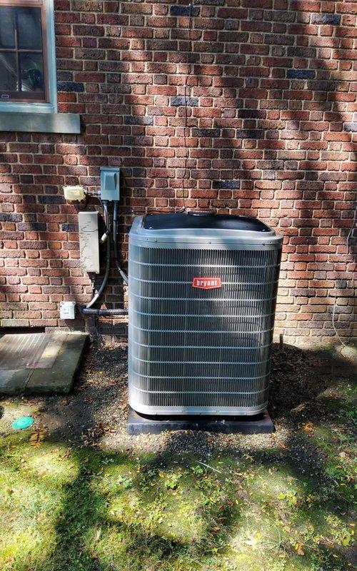 Completed comprehensive air conditioning tune-up on a four-year-old residential system. Performed standard maintenance procedures on both the outdoor condenser unit and indoor air handler, including inspection of electrical components, refrigerant levels, and airflow. System found to be operating within normal parameters with no issues identified or repairs needed.