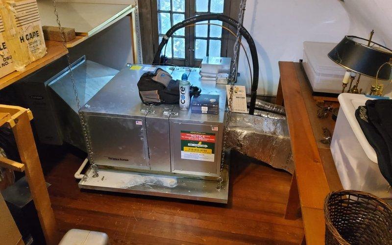 Completed comprehensive air conditioning tune-up on a four-year-old residential system. Performed standard maintenance procedures on both the outdoor condenser unit and indoor air handler, including inspection of electrical components, refrigerant levels, and airflow. System found to be operating within normal parameters with no issues identified or repairs needed.