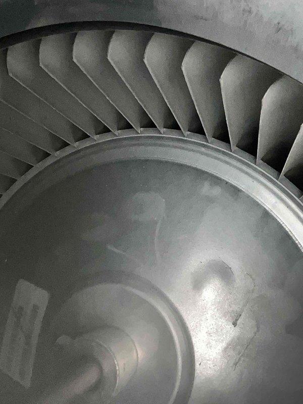 Completed scheduled furnace tune-up on two-year-old heating system that was operating normally at time of service. Performed comprehensive maintenance including combustion analysis testing to verify proper efficiency levels, CO2 readings, and temperature differentials, with all measurements falling within acceptable parameters. Inspected blower wheel assembly and confirmed clean condition with no debris accumulation or mechanical wear on blades or motor housing.