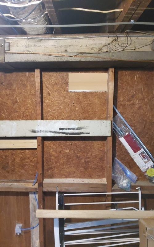 Installed 6 feet of flexible return ductwork to provide proper air circulation to a basement room. Cut in and mounted a new return air grille on the wall to complete the return air pathway. Verified proper airflow and system operation upon completion.