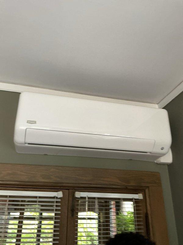 Completed scheduled cooling season maintenance on multi-zone ductless mini-split system serving residential property. Performed comprehensive tune-up on three-year-old Bryant outdoor condensing unit and interior wall-mounted air handler, including cleaning coils, inspecting refrigerant lines, verifying proper drainage, checking electrical connections, and testing system operation to ensure optimal performance for the cooling season ahead.