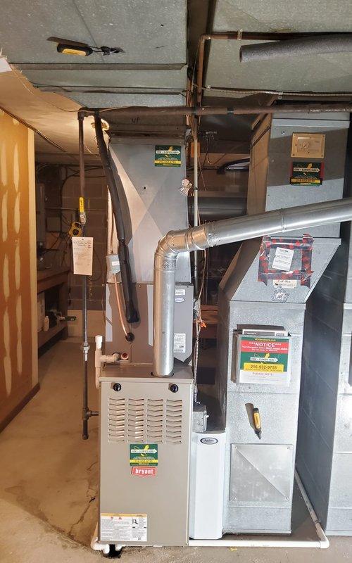 Performed complete evaporator coil replacement on residential HVAC system. Pumped down refrigerant from the system, removed and replaced the failed evaporator coil, and installed a new filter drier to ensure proper system protection. Pulled a deep vacuum to 750 microns to remove all moisture and non-condensables from the refrigerant circuit. Recharged the system and cycled equipment through multiple operations to verify proper functionality, airflow, and refrigerant pressures across both the indoor and outdoor units.
