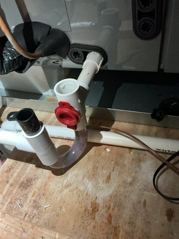 Responded to no-cooling call on third-floor attic unit. Upon inspection, found condensate drain line issue requiring immediate attention. Cleared blockage, verified proper drainage flow, and tested system operation. Unit restored to full cooling capacity with condensate system functioning properly.