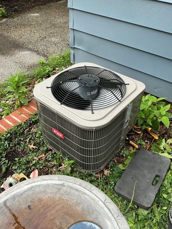 Performed routine maintenance inspection on two residential Bryant cooling systems, both approximately five years old, serving first and second floor zones. Upon arrival, confirmed with property contact that the service event was to be dismissed as both units are operating within normal parameters. Conducted visual assessment of outdoor condensing units, verified proper clearances, inspected electrical disconnects, and documented equipment condition through photographic records. Both systems showed typical wear for age with no immediate service requirements identified.