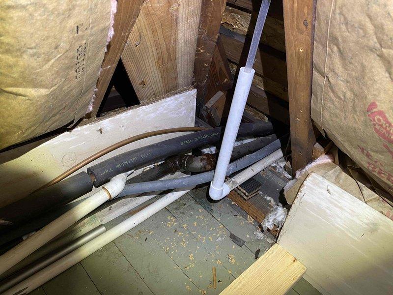 Responded to gas odor complaint for follow-up inspection after previous technician visit. Conducted thorough leak detection survey of accessible gas piping and connections throughout the property, including crawl space areas. Inspected gas lines, fittings, and joints using calibrated detection equipment. Documented existing conditions of mechanical systems and infrastructure in crawl space, noting damaged vapor barrier material and multiple utility penetrations. No active gas leaks detected during inspection. Verified proper operation of gas appliances and confirmed adequate ventilation in enclosed spaces.