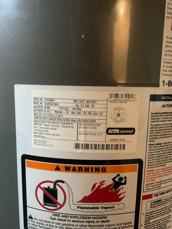 Responded to no hot water complaint on Rheem tanked water heater. Upon inspection, identified faulty shut-off valves preventing proper water flow to the unit. Recommended valve replacement to restore hot water functionality.