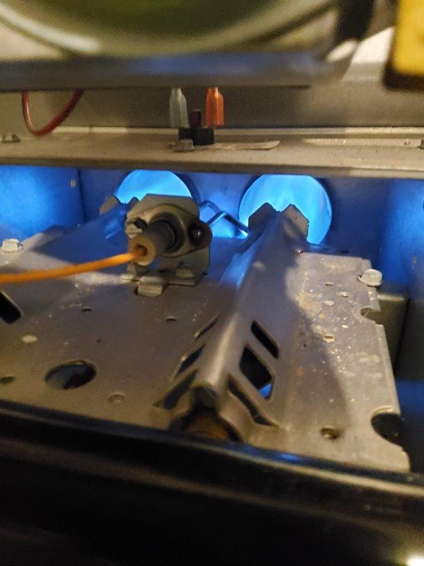 Performed routine seasonal maintenance on a nine-year-old furnace located in the garage with no reported issues. Conducted comprehensive tune-up including combustion analysis using digital flue gas analyzer, inspected burner assembly and heat exchanger, verified proper ignition sequence, and cleaned burner components. All system parameters tested within normal operating specifications and unit left in proper working condition.