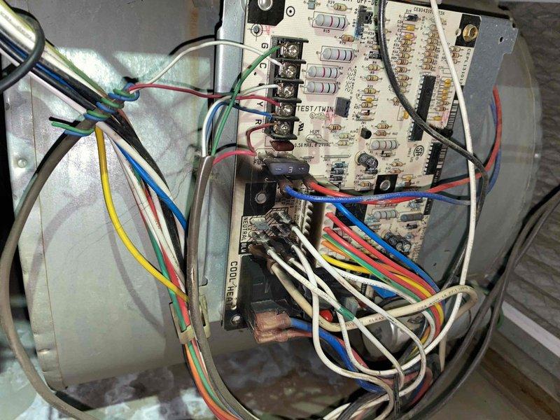 # HVAC Service Summary

Responded to service call for 8-year-old air conditioning system not producing cold air throughout residence. Upon inspection, diagnosed failed capacitor preventing compressor operation. Replaced defective dual-run capacitor, verified proper voltage and amperage readings at control board, and confirmed system restored to full cooling capacity with proper airflow distribution.

# Detailed Work Performed

Arrived on-site to diagnose air conditioning system failure affecting entire home. Customer reported complete loss of cooling despite thermostat calling for air conditioning. Began diagnostic procedure by verifying thermostat operation and confirming proper 24VAC signal to outdoor condensing unit.

Inspected outdoor condensing unit and found compressor not engaging despite fan motor operation. Accessed control panel and electrical components to perform systematic troubleshooting. Utilized multimeter to test capacitor functionality, identifying failed dual-run cap