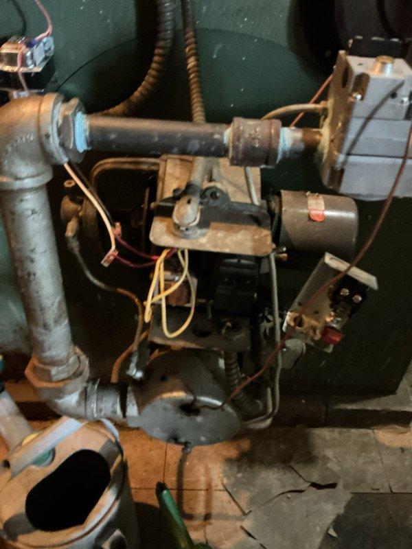 Responded to an emergency gas shutoff situation on an older boiler system. Restored gas service to the unit and issued two warning tags documenting critical safety deficiencies identified during inspection. Found the system operating without a proper gas control valve and confirmed a defective thermocouple that requires immediate replacement. Advised customer of necessary repairs to bring the heating system back into safe operating condition.