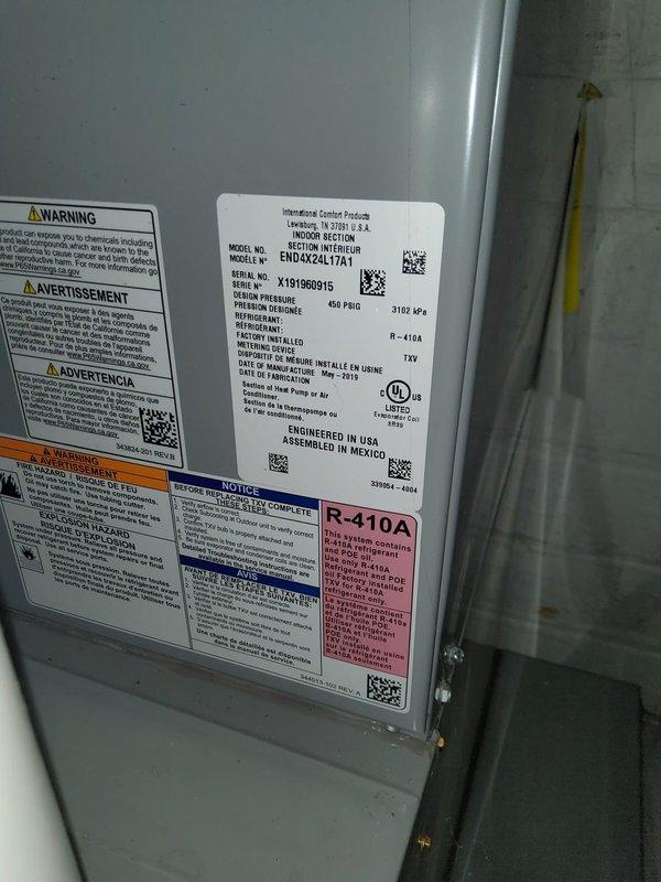 Performed comprehensive tune-up on 5-year-old Goodman air conditioning system, model END4X24L17A1. Conducted electrical diagnostics using digital multimeter to verify proper voltage and amperage readings, inspected and tested capacitor functionality, and examined all wire connections and terminals within the control panel. All components found operating within manufacturer specifications, unit running efficiently with no issues detected.