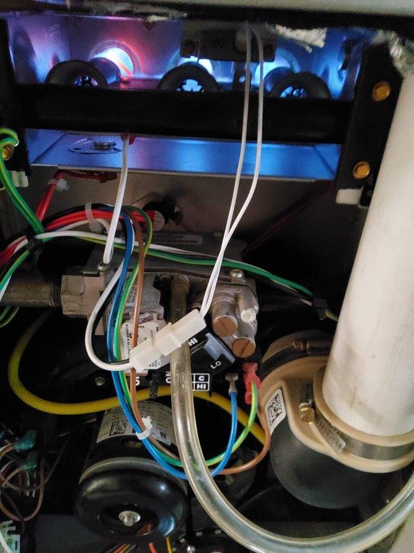 Completed comprehensive routine maintenance and tune-up on a 4-year-old furnace system for active maintenance plan member. Performed full system inspection including control board diagnostics, electrical connections verification, and combustion analysis using calibrated testing equipment. All measured parameters including combustion efficiency readings of 119 and 22 confirmed proper furnace operation within manufacturer specifications. Verified all safety controls, gas valve operation, wiring integrity, and pressure switches functioning correctly with no deficiencies noted.