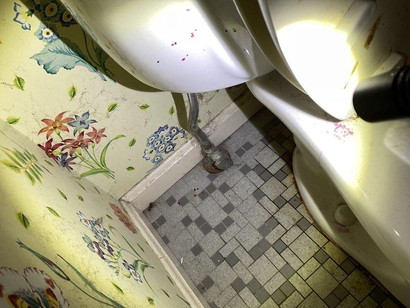 Completed bathroom conversion from bathtub to shower unit per customer request. Additionally, inspected and assessed two toilets in separate bathrooms showing signs of wear, hard water staining, and potential supply line issues requiring attention. Modified water supply lines to accommodate new shower installation in primary bathroom.