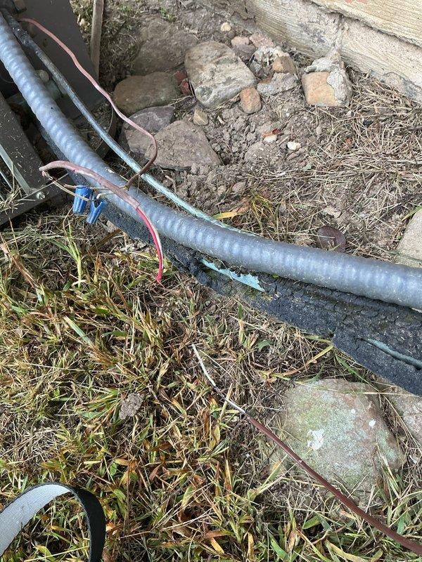 Responded to no cooling call on 3-year-old air conditioning system that had received service less than a week prior. Upon arrival, inspected outdoor condensing unit and indoor air handler components, checking refrigerant lines, electrical connections, and control board operation. Verified system functionality and confirmed unit was cooling properly at time of inspection.