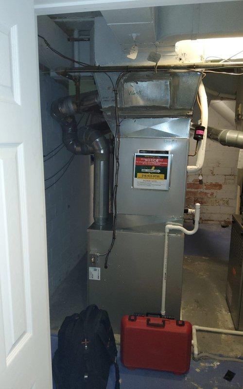 Completed annual heating maintenance and inspection on two 4-year-old Bryant furnace systems. Performed comprehensive tune-up procedures on both units, including inspection of burner assemblies which showed proper blue flame combustion patterns, verification of electrical connections and wiring, testing of system controls and safety devices, and diagnostic measurements using calibrated HVAC testing equipment. Both furnaces are operating within normal parameters with no issues identified.