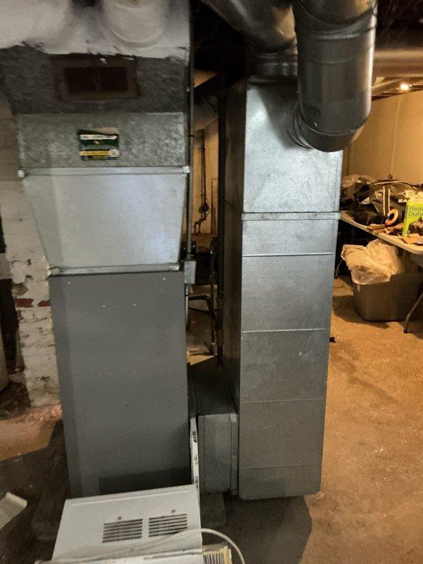 Completed scheduled maintenance on a 20+ year old gas furnace system. Performed comprehensive inspection of all furnace components, burner assembly, heat exchanger, blower motor, and ductwork connections. Cleaned and tested system for proper operation and safety compliance.