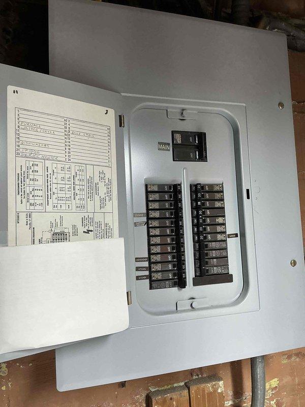 Conducted on-site assessment for mini split installation in residential property. Evaluated proposed indoor unit mounting location in living space and verified electrical panel capacity and available breaker positions to support new HVAC system requirements.