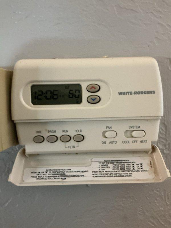Responded to no-heat call at residential property with 3-year-old furnace system. Upon arrival, inspected White-Rodgers programmable thermostat and verified system settings, display functionality, and temperature differential. Examined furnace unit and associated ductwork in mechanical space, checking for proper operation and any visible issues with gas supply lines and ventilation components. Diagnosed thermostat communication issue preventing furnace from receiving proper call for heat. Restored heating system to full operation and verified proper cycling and temperature control.