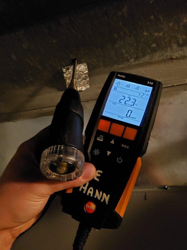 Completed comprehensive fall heating tune-up on 10-year-old furnace located in basement. Performed full system inspection with burner assembly operating properly, displaying clean blue flame combustion across all burner ports. Verified gas valve operation, inspected electrical connections including ignition control wiring, and confirmed proper venting configuration. Conducted temperature differential measurements using digital combustion analyzer, confirming system performance within manufacturer specifications. All components functioning correctly with no deficiencies noted at time of service.