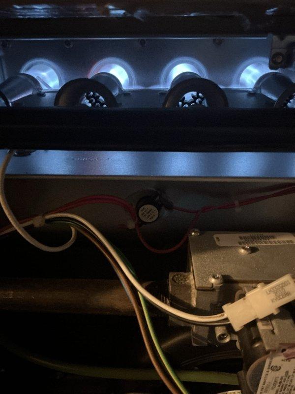 Completed comprehensive tune-up and seasonal maintenance on a 6-year-old gas furnace system. Performed full system inspection including blower motor assembly, squirrel cage fan, burner operation, heat exchanger, gas valve, and all electrical connections. All burners ignited properly with proper blue flame characteristics, indicating correct air-to-fuel ratio. Blower motor and fan assembly operating smoothly with no unusual noise or vibration. Heat exchanger visually inspected with no signs of cracks or deterioration. All electrical connections secure and in good condition. System operating within normal parameters with no issues identified.