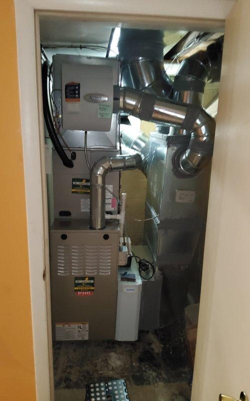 Responded to service call for one-year-old furnace unit experiencing ignition failure. Customer reported unit not lighting and suspected flame sensor issues following previous maintenance visit. Performed comprehensive diagnostic inspection of all ignition system components including flame sensor, gas valve, control board, and electrical connections. Cleaned flame sensor rod to remove carbon buildup and residue that can prevent proper flame detection. Verified proper operation of inducer motor, pressure switches, and ignition sequence. Tested system through multiple heating cycles to confirm reliable ignition and flame proving. Unit operating normally with all safety controls functioning as designed upon departure.